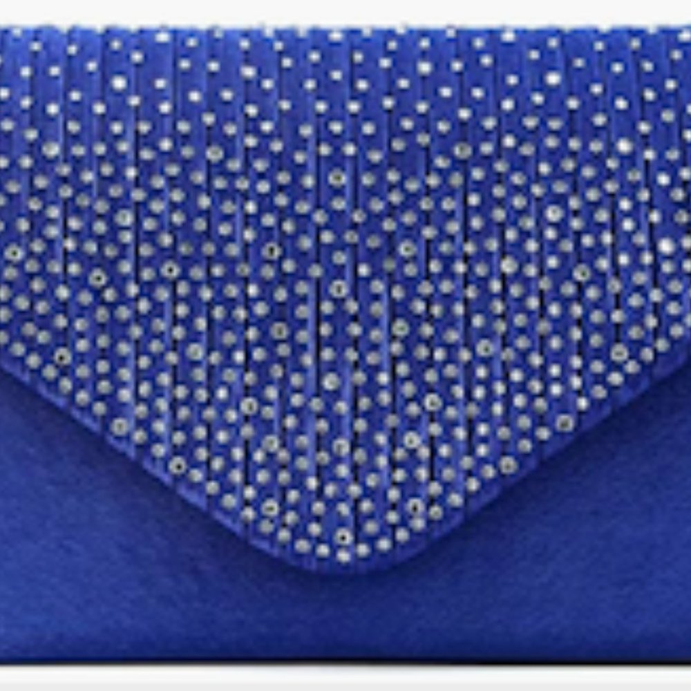 Royal Blue Clutch (Shoulder and Crossbody) Brand New